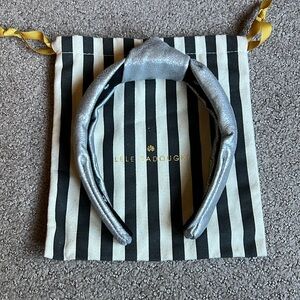 Lele Sadoughi metallic headband